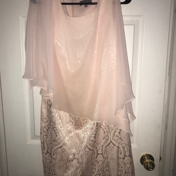 SIZE 10 Laura Poncho Cocktail Dress - Picture 5 of 6